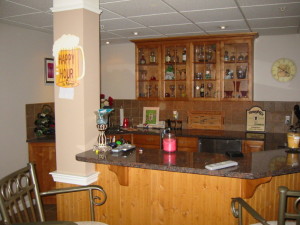 Custom Built Bar in Basement by David Alan Gurwood 215-355-2602