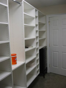 Custom Carpentry and Contracting Walk-In Closet in Bedroom Remodel Project
